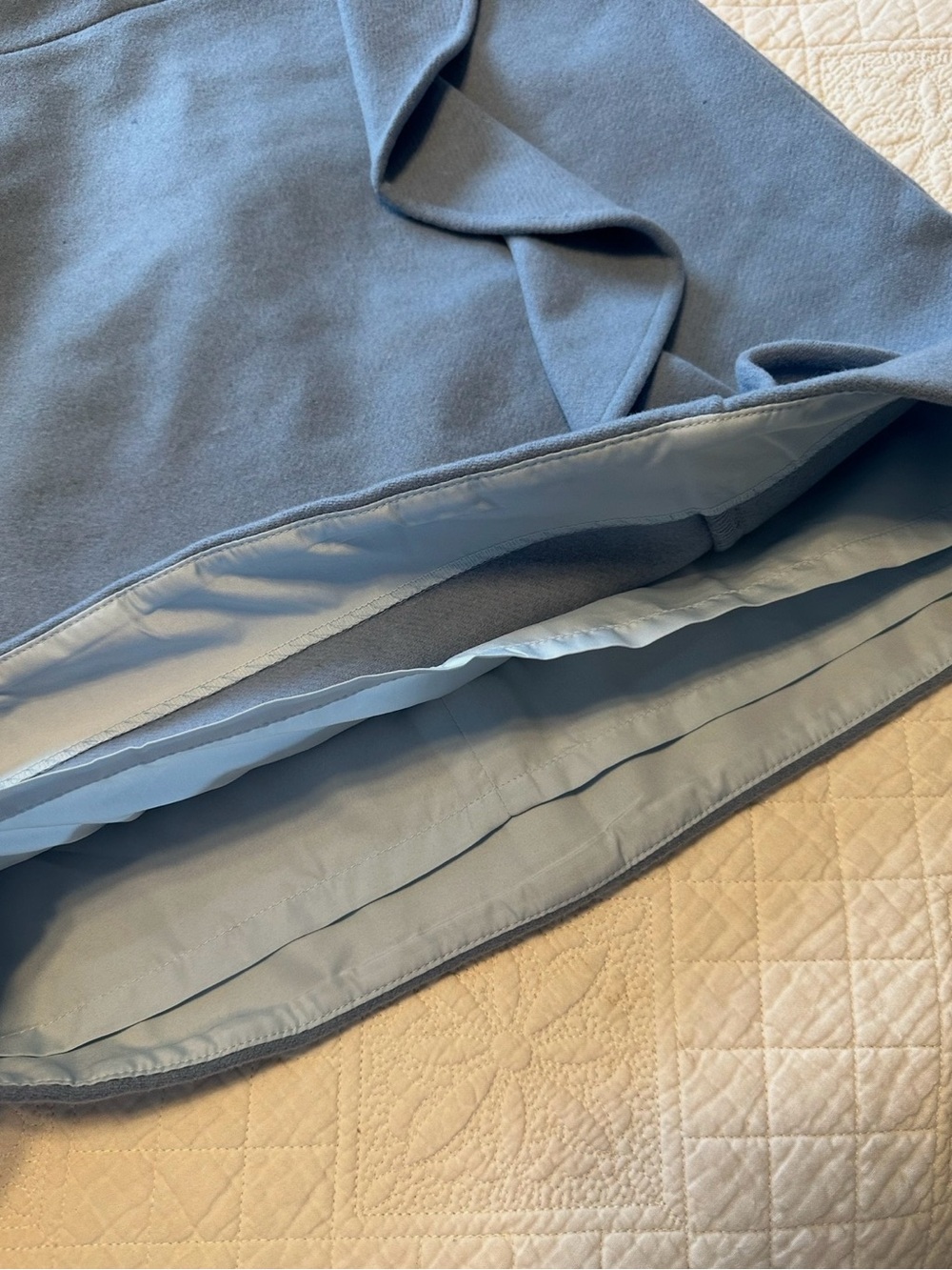 J. Crew | NWT | Wool Blend Dusty Blue Mini Skirt - Women’s 2 - Picture 6 of 8